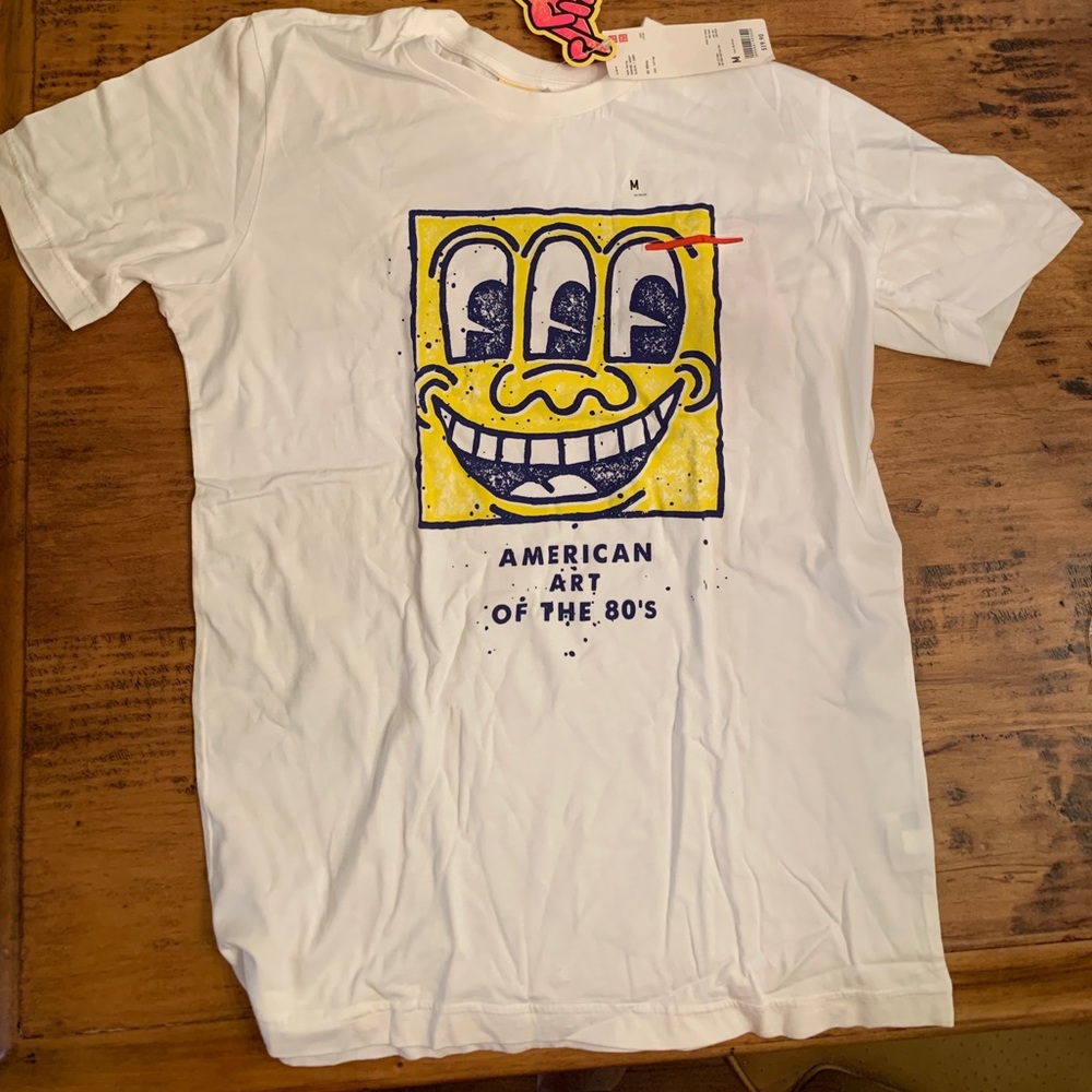 Keith Haring Uniqlo Tee M Front Pocket